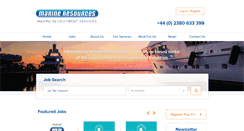 Desktop Screenshot of marineresources.co.uk